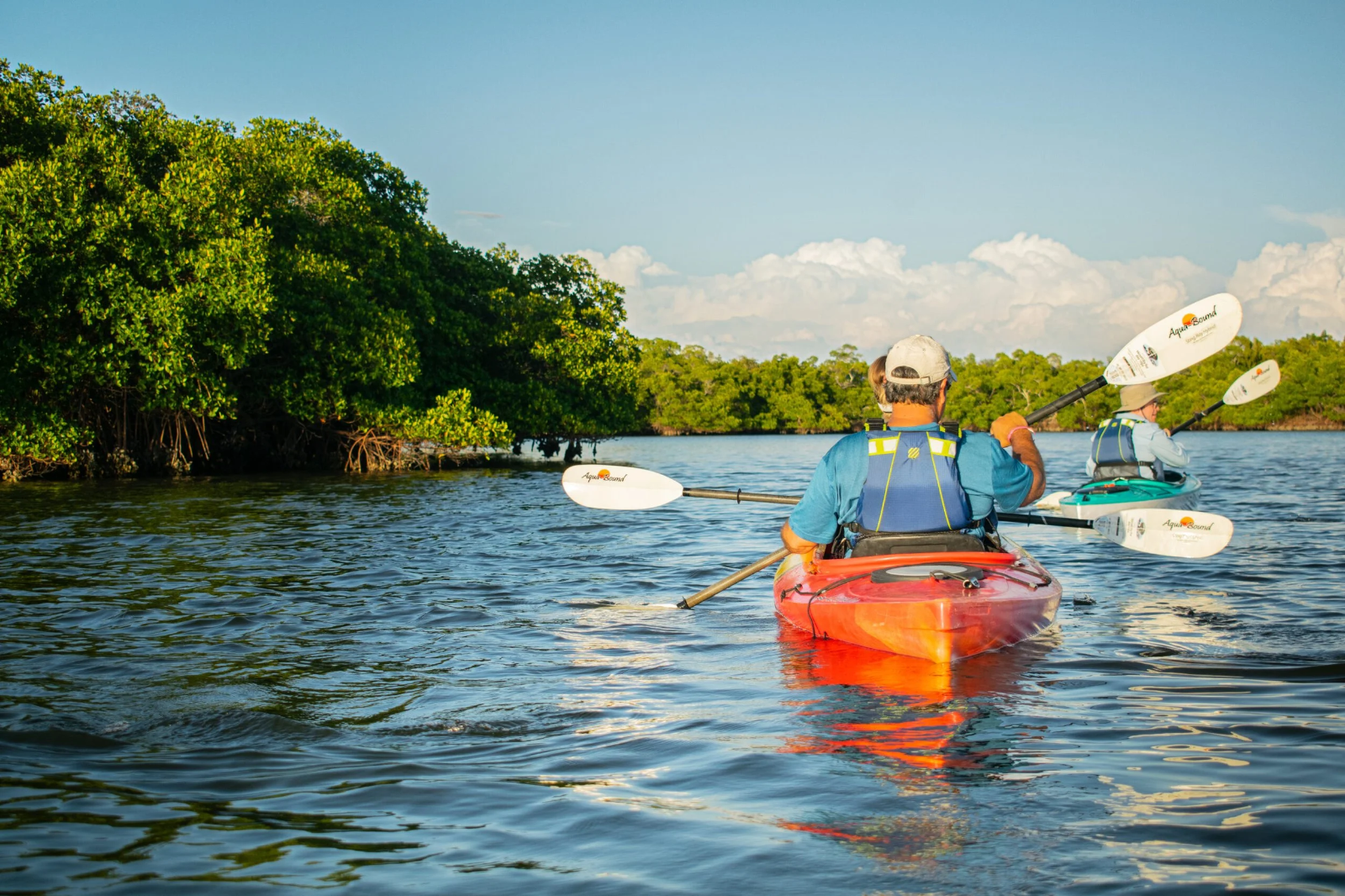 People Kayaking